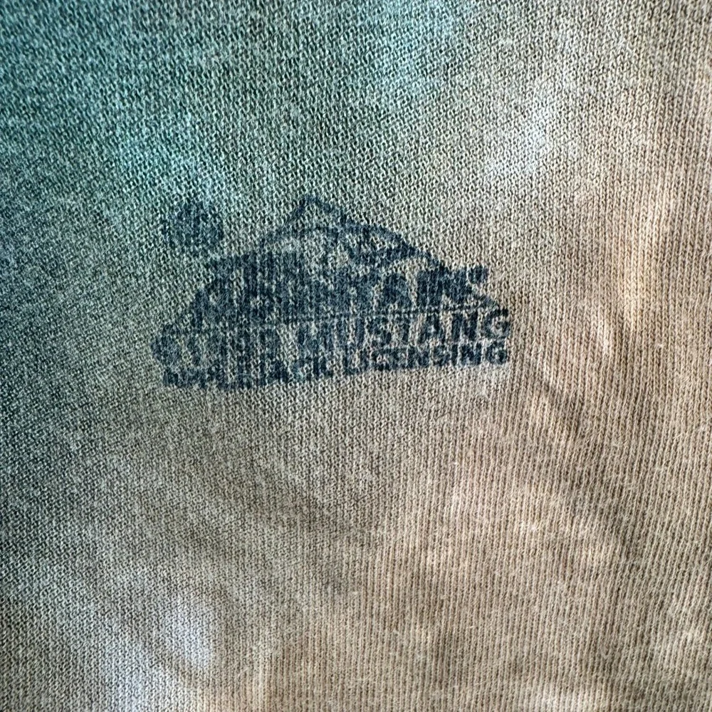 The Mountain T-Shirt Mens Large Brown Tie Dye Horse Nature Graphic Vintage 1999